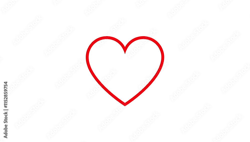 “Icon of a Heart” – A minimal heart outline icon, representing love, health, or compassion, on a white background.
“Icon of a Heart” – A minimal heart outline icon, representing love, health, or compassion, on a white background.