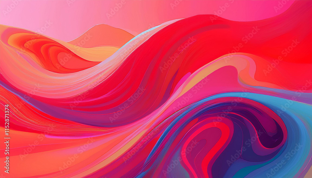 Abstract waves shape glowing in ultraviolet spectrum. Background for banner, backdrop or texture for 3D mapping Abstract waves shape glowing in ultraviolet spectrum. Background for banner, backdrop or texture for 3D mapping