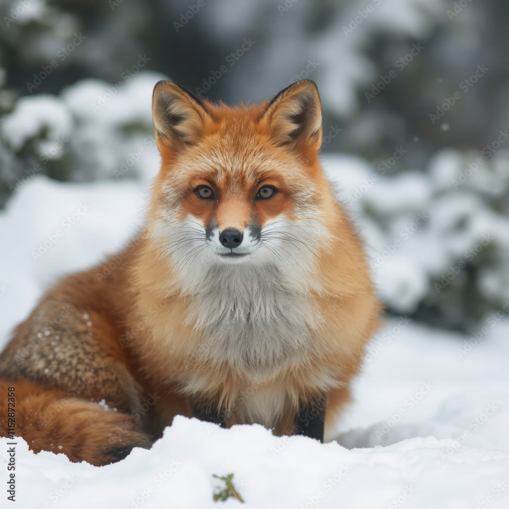 Fox in snow Fox in snow