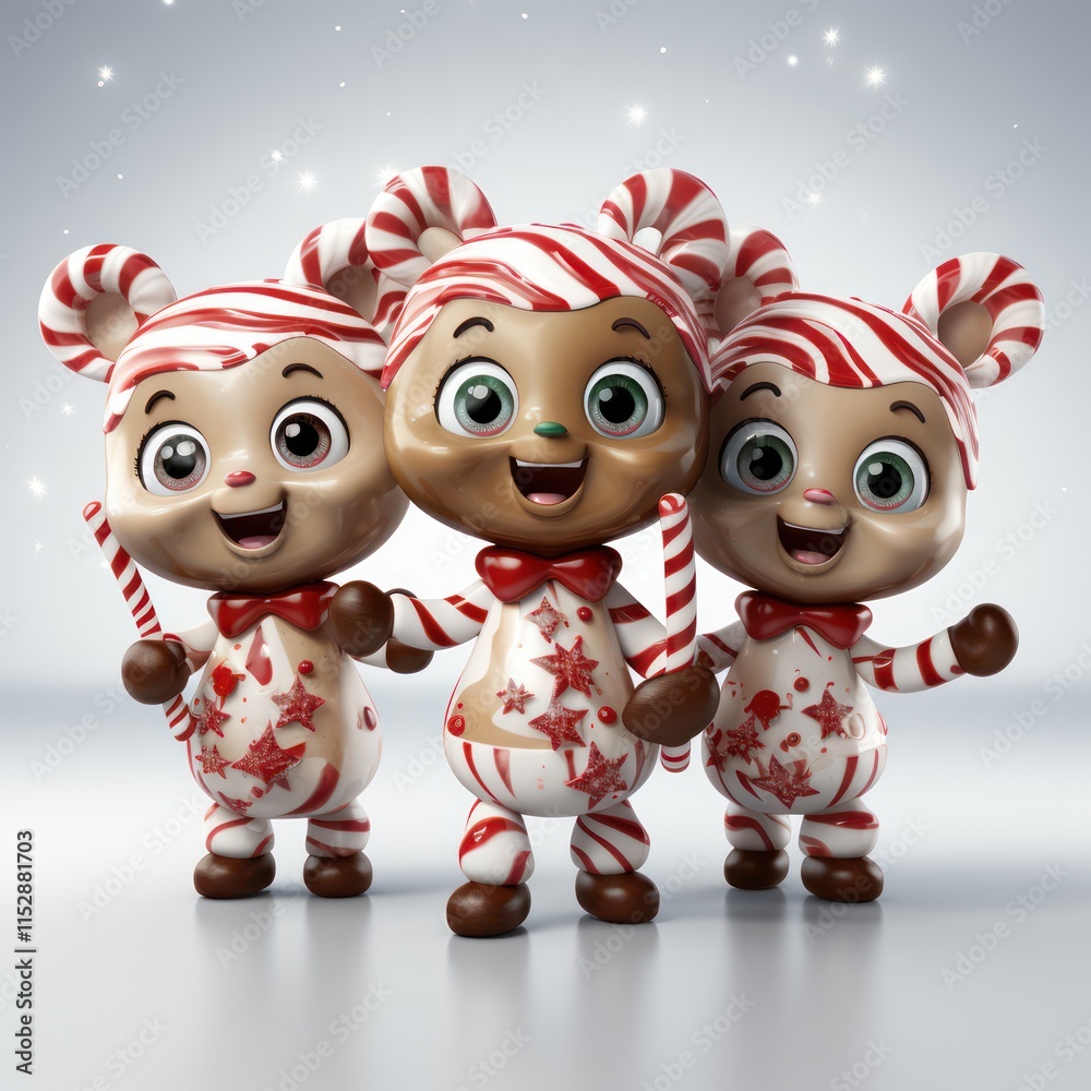 Obraz premium santa claus and reindeer By Generated AI
