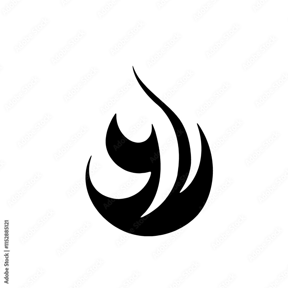 Stylish black-and-white vector icon with a unique and creative design. Perfect for logos, branding, web design, and digital projects Stylish black-and-white vector icon with a unique and creative design. Perfect for logos, branding, web design, and digital projects