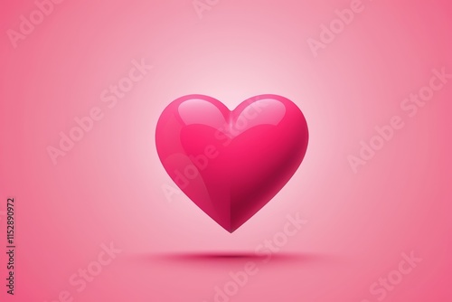 a heart on a pink background