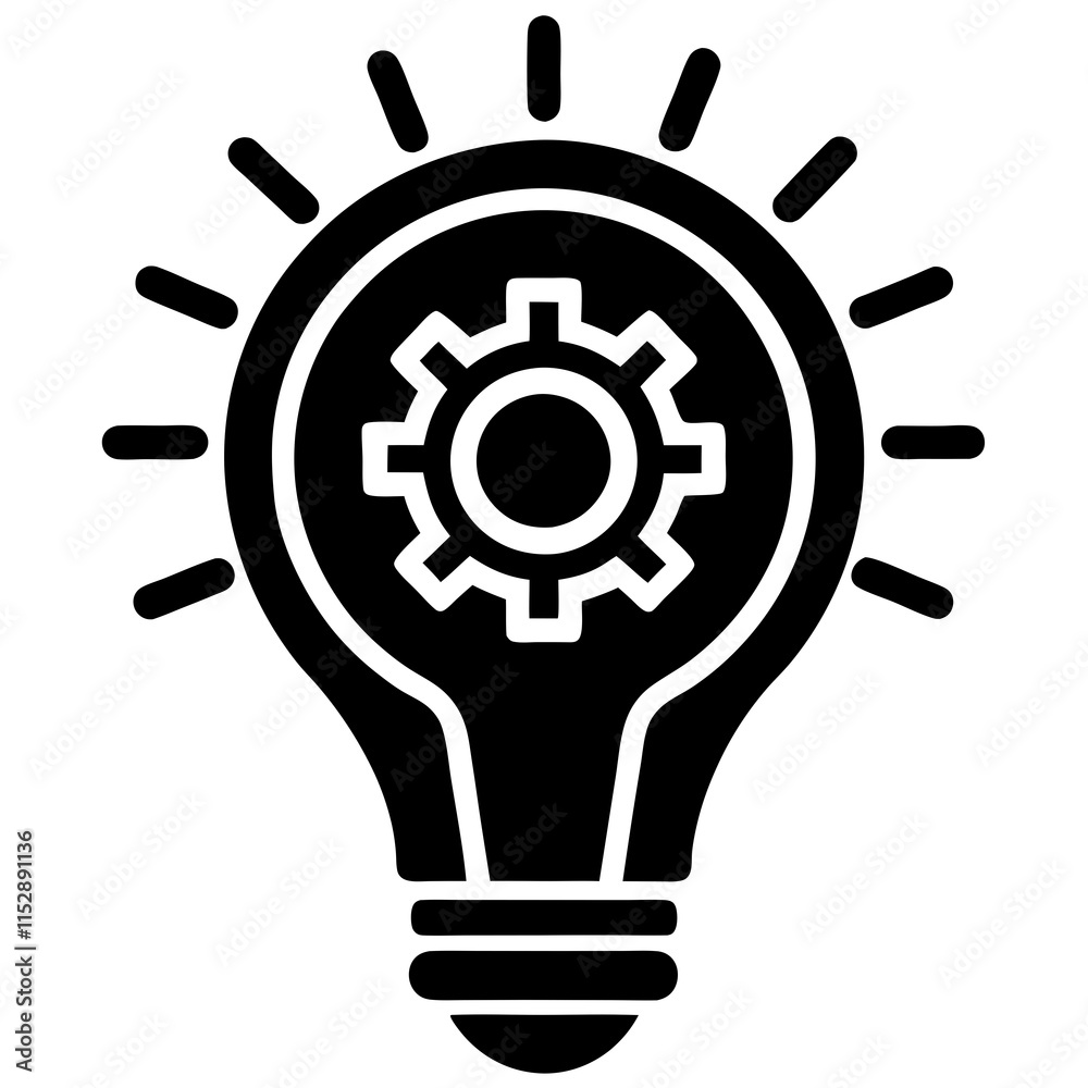 Download Light Bulb with Gear Illustration Free Download Light Bulb with Gear Illustration Free