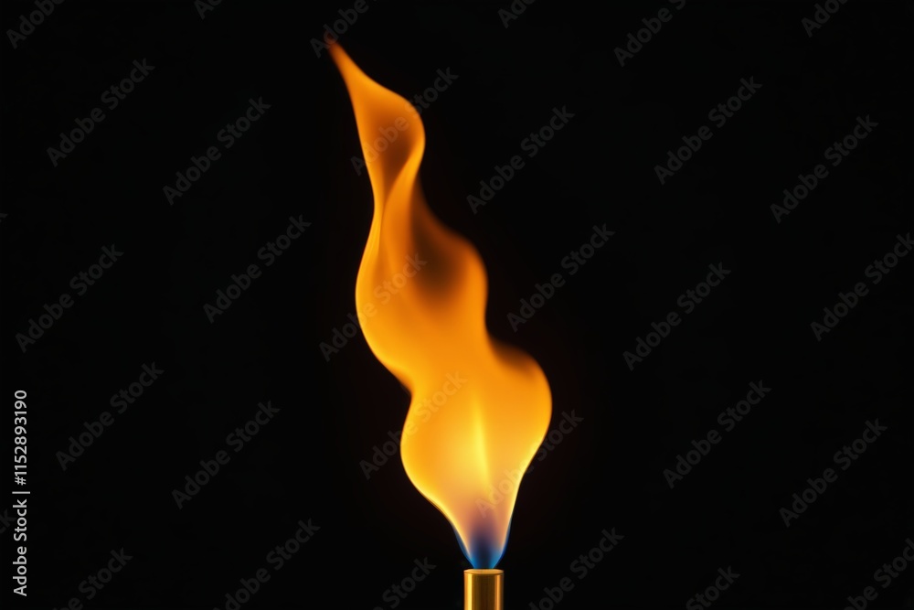 a matchstick with a flame on it a matchstick with a flame on it