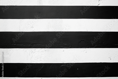 Minimalistic black and white striped pattern creating a bold backdrop