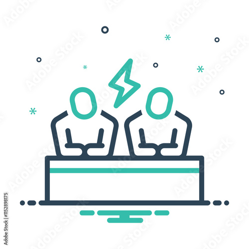 Mix icon for conflict