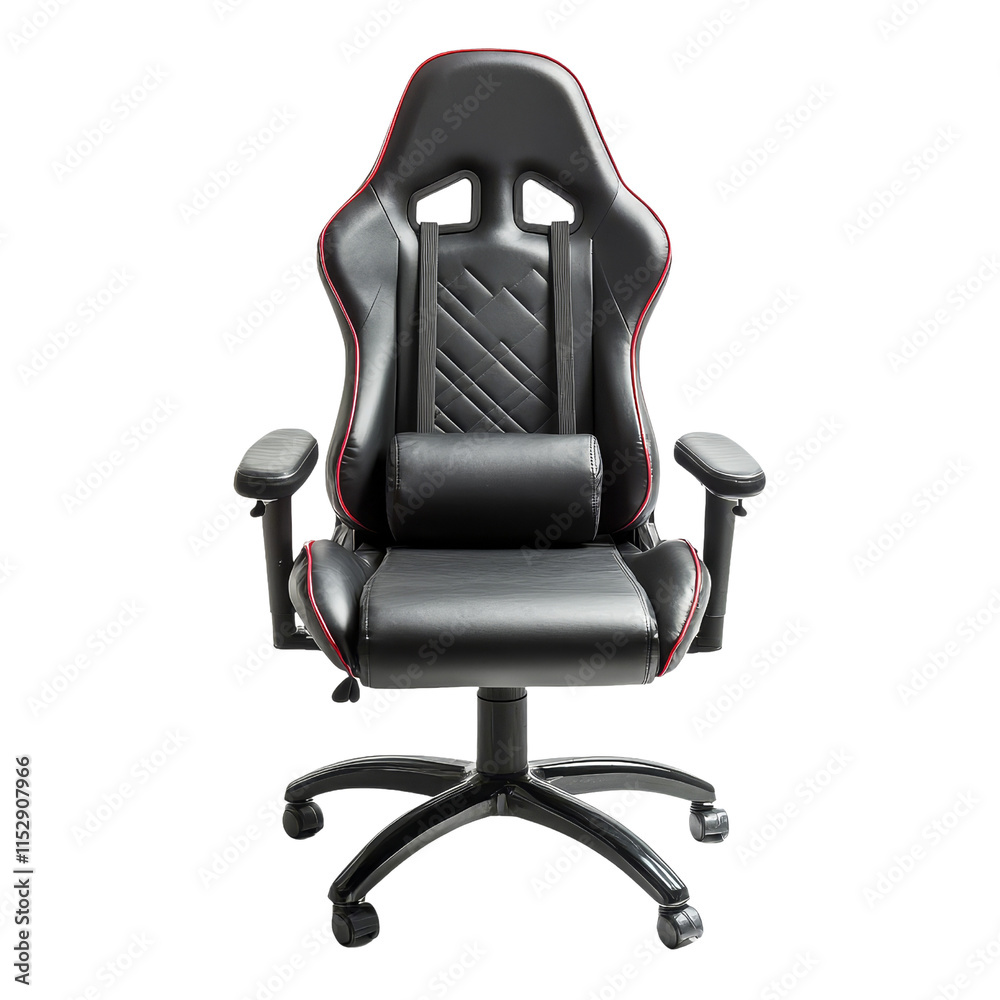 Gaming chair display in home office furniture studio