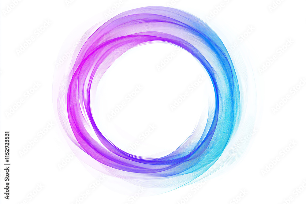 Abstract Wavy Lines in Blue and Purple – Modern Design and Technology Concept, 3D Rendering Abstract Wavy Lines in Blue and Purple – Modern Design and Technology Concept, 3D Rendering