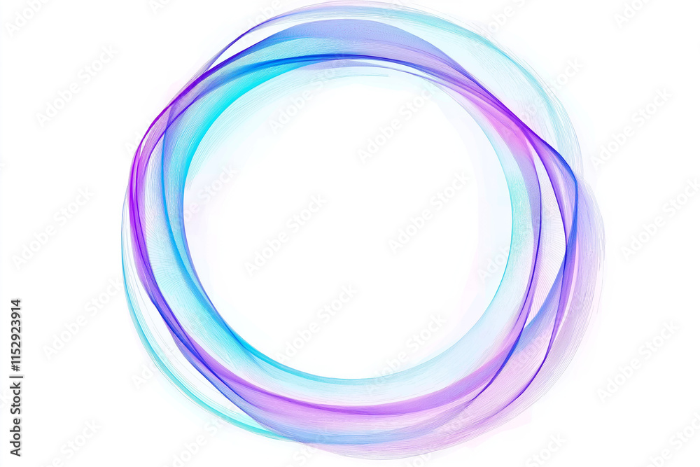 Abstract Wavy Lines in Blue and Purple – Modern Design and Technology Concept, 3D Rendering Abstract Wavy Lines in Blue and Purple – Modern Design and Technology Concept, 3D Rendering