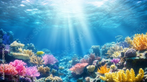 Wallpaper Mural Vivid Underwater Exploration of Marine Wildlife Torontodigital.ca