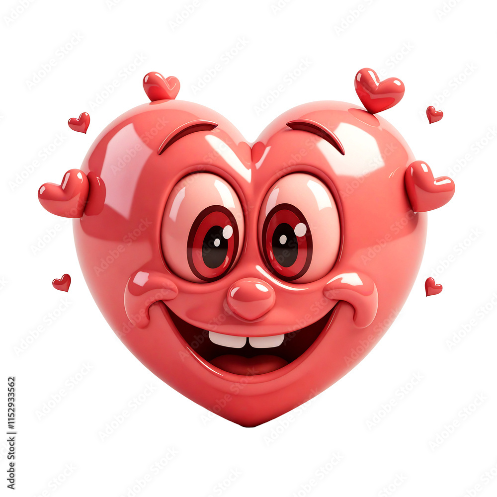 Fototapeta premium a heart emoji or emoticon
