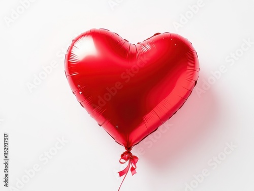 Red heart balloon, love or romance themed. Good for Valentine’s day.