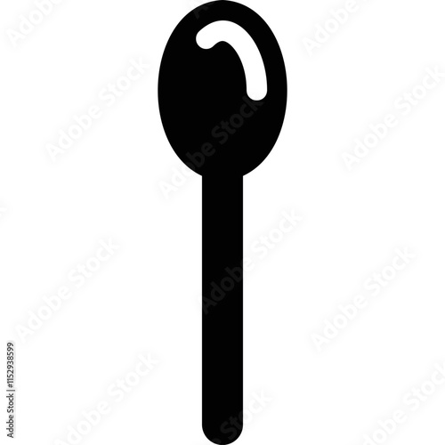 simple vector icon spoon