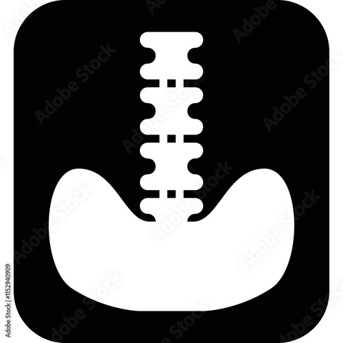 Simple vector icon back ray