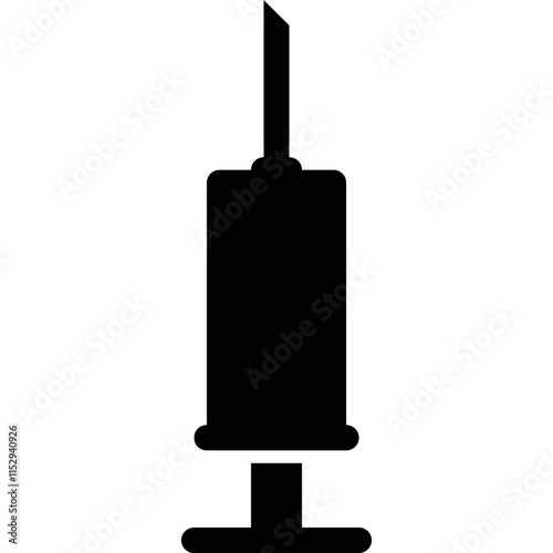 simple vector icon syringe