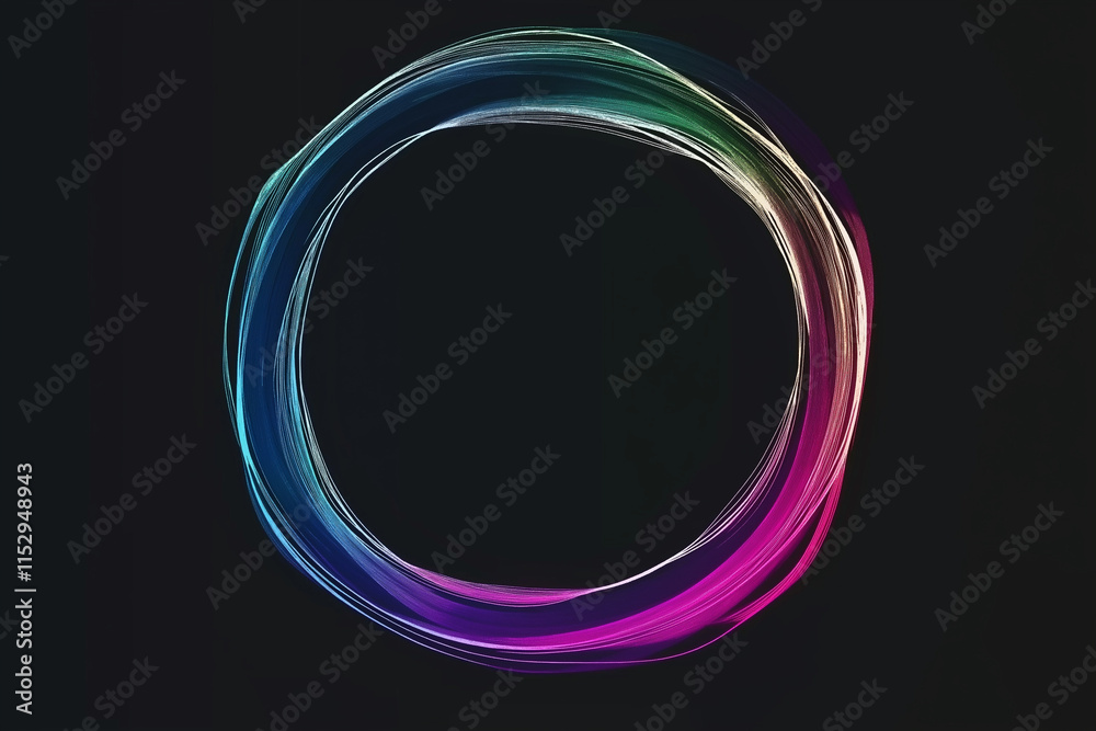 Creative Digital Tech Circle on Dark Backdrop – Big Data and Technology Concept, 3D Rendering Creative Digital Tech Circle on Dark Backdrop – Big Data and Technology Concept, 3D Rendering