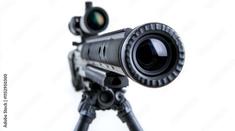 High Powered Tactical Handgun with Advanced Optics and Sights High Powered Tactical Handgun with Advanced Optics and Sights