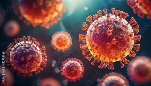 3d rendered illustration of a bacteria 