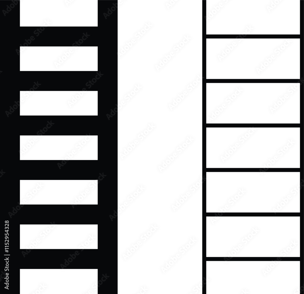 Stairs realistic icon set. Architectural object staircase up steps black flat and line vector collection isolated on transparent background. Modern templates interior staircase architecture direction. Stairs realistic icon set. Architectural object staircase up steps black flat and line vector collection isolated on transparent background. Modern templates interior staircase architecture direction.