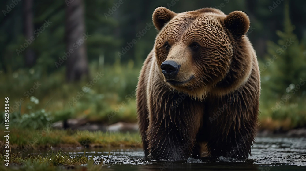 brown bear in the lake brown bear in the lake