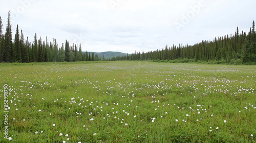 Expansive Meadow Landscape:...