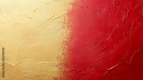 Golden Red Abstract Texture