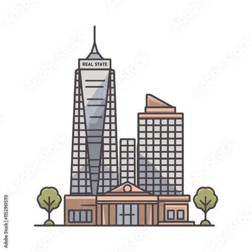 Simple Silhouette of the United States Capitol Building


