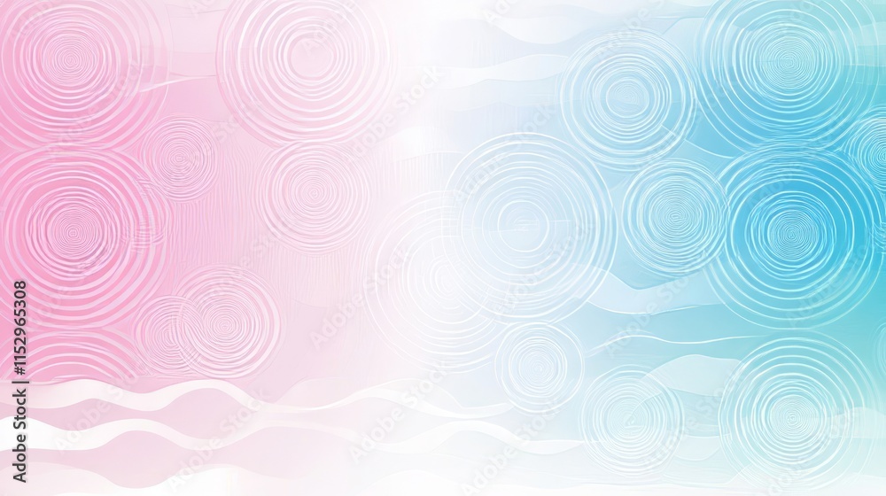 Pastel Ripple Background Soft Pink and Blue Circles Pastel Ripple Background Soft Pink and Blue Circles