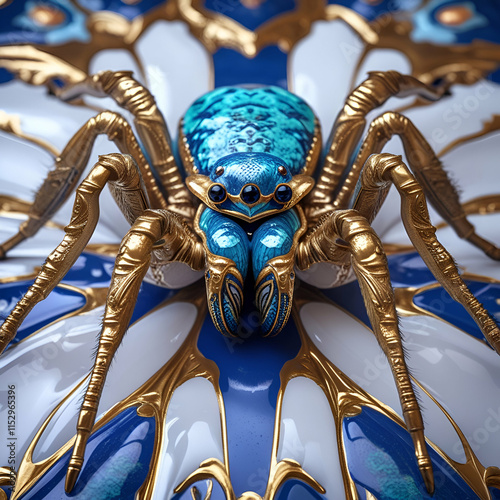 The Azulejo Peacock Spider
