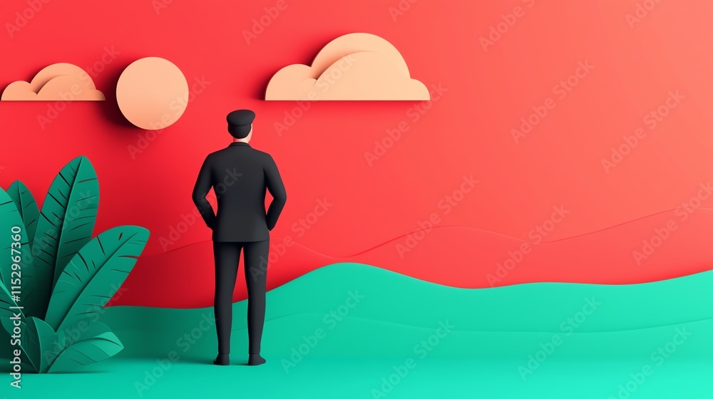 Finding niche opportunities through a visionary approach, Creative business concept, vision niche Finding niche opportunities through a visionary approach, Creative business concept, vision niche