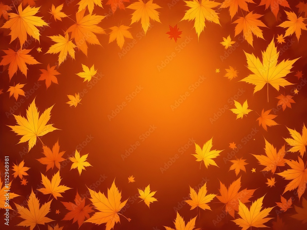 Autumn maples swirl, a vibrant leaf loop, a fall backdrop. Autumn maples swirl, a vibrant leaf loop, a fall backdrop.