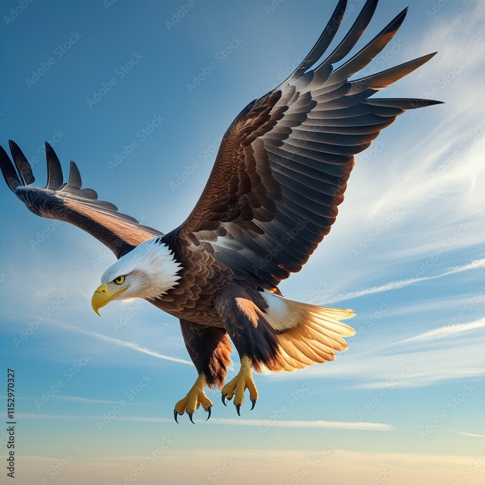 Obraz premium american bald eagle