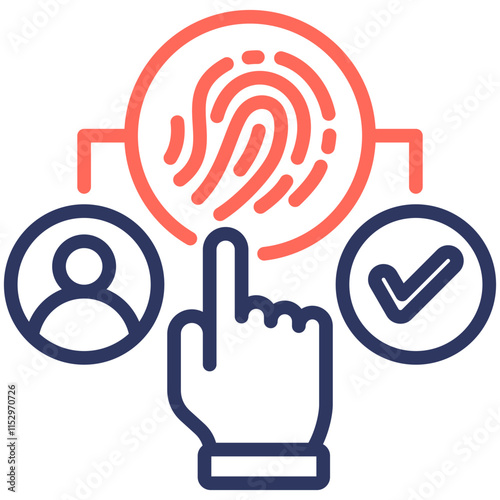 Biometric Authentication Icon