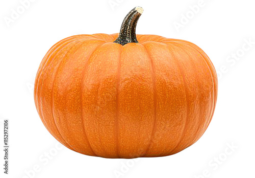 orange pumpkin on transparent background
