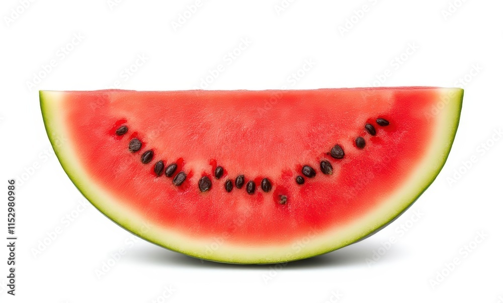 Fresh watermelon slice on white background Fresh watermelon slice on white background