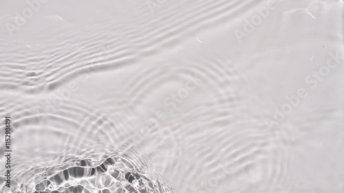Water texture with waves. Organic shadow effect with wave refraction of light. Slow motion . High quality 4k footage