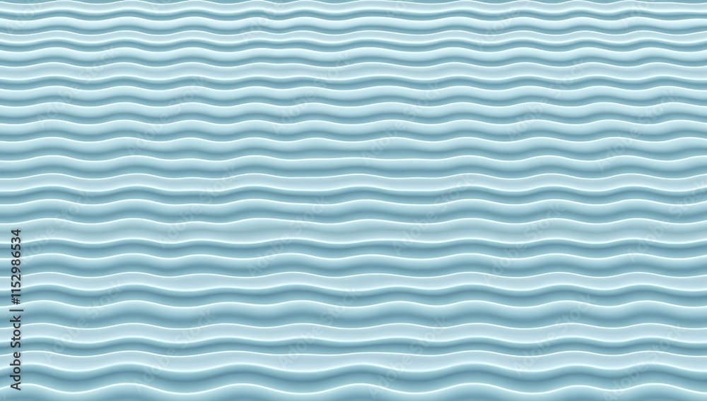 Obraz premium Abstract Blue Wavy Lines Background Texture