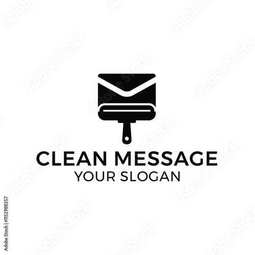 Clean Message Logo Design