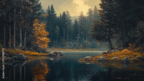 Fototapeta Naklejka Na Ścianę i Meble -  3d paradise landscape wallpaper