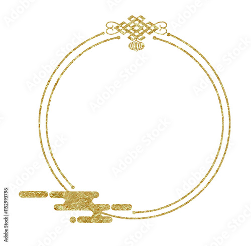 Chinese New Year Border On Black And Gold Frame  Chinese New Year  Border  New Year