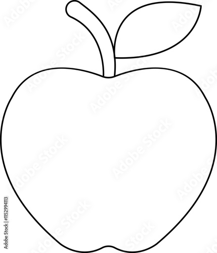 Apple vector icon, apple silhouette graphic pictogram or glyph. elements, nature organic fresh healthy design. format for versatile designs, web apps, ui. isolated on transparent background,