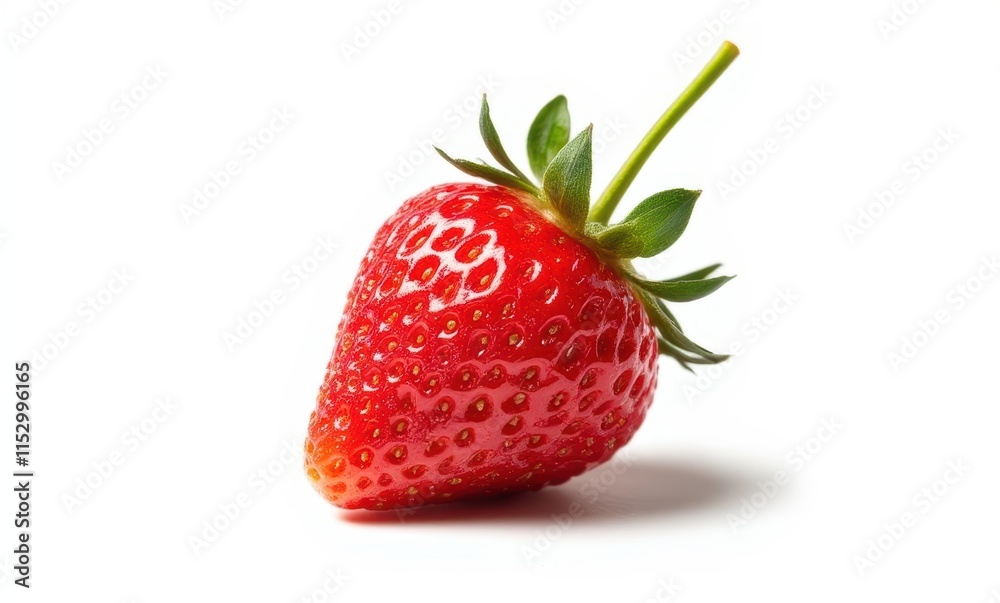 Fresh ripe strawberry on white background Fresh ripe strawberry on white background