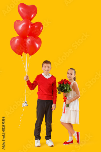 Cute little happy children ...