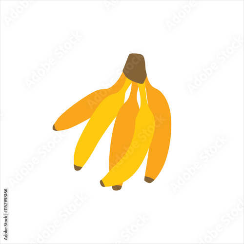 Fresh Ripe Banana Fruit, Yellow Healthy Snack