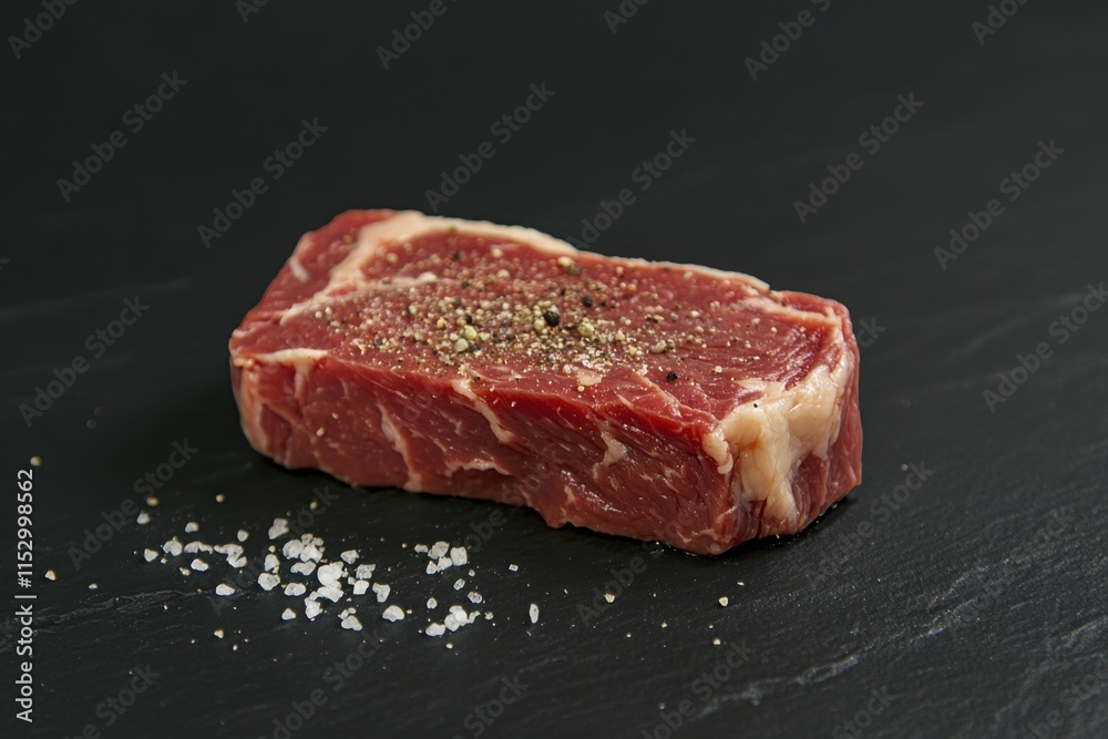 Sizzling steak preparation gourmet kitchen food photography high-contrast setting close-up view mastering the art of steak cooking Sizzling steak preparation gourmet kitchen food photography high-contrast setting close-up view mastering the art of steak cooking
