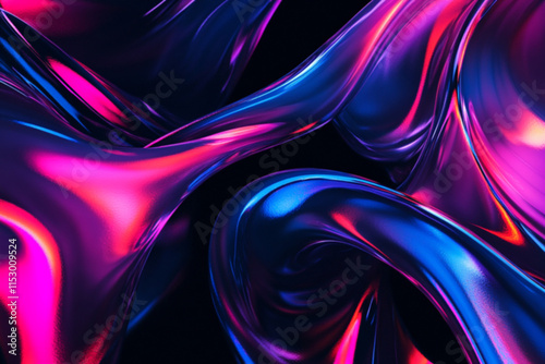abstract purple pink blue light motion wave