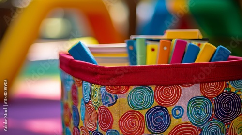 Detailed Neurolinguistics Bin Filled with Language Development Tools photo