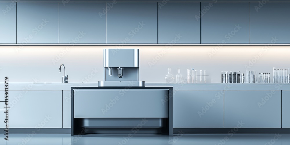 High-Tech Spectrometer in Modern Laboratory Setting High-Tech Spectrometer in Modern Laboratory Setting