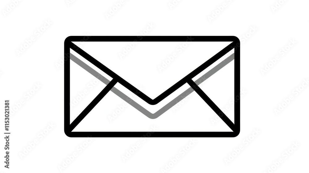 Minimalist Envelope Icon Design for Digital Communication and Messaging with Clean Lines and Modern Aesthetic Ideal for User Interface Applications Minimalist Envelope Icon Design for Digital Communication and Messaging with Clean Lines and Modern Aesthetic Ideal for User Interface Applications