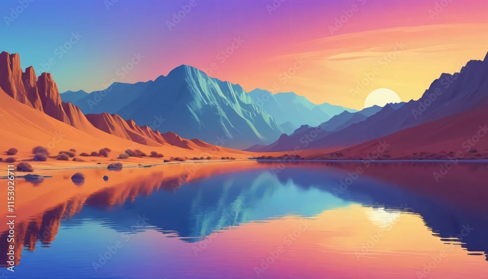 Fototapeta premium vibrant gradients and textures